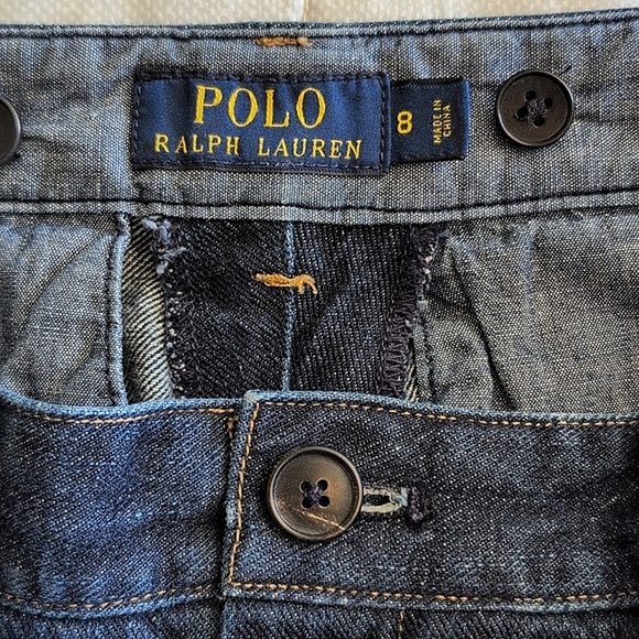 Polo Ralph Lauren Womens 8 Denim Jeans Dark Wash Cotton Classic Preppy Office - Picture 7 of 8